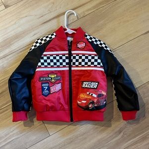 2T official Disney Lightning McQueen race jacket